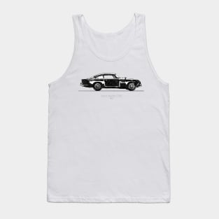 Aston Martin DB5 1963 Watercolor Illustration - pb Tank Top